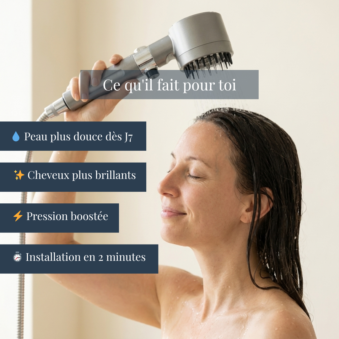 LE POMMEAU DE DOUCHE FILTRÉ™